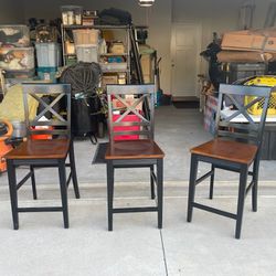 4 New Wood Chairs