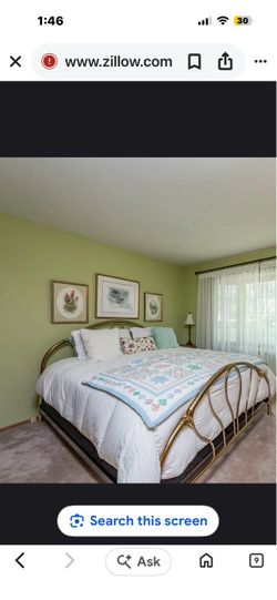 King size bed