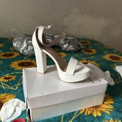 White High Heels