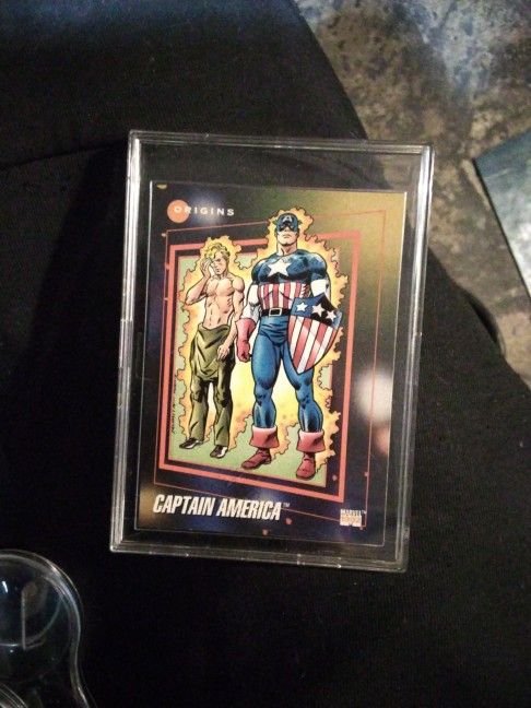 1992 Captain America (Origins) Impel Marvel Universe Series III trading card #166