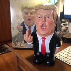 Trump F off Statue