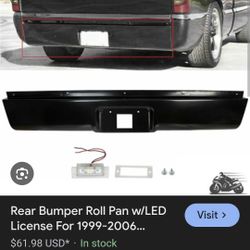 Chevrolet Gmc Rear Bumper Roll Pan