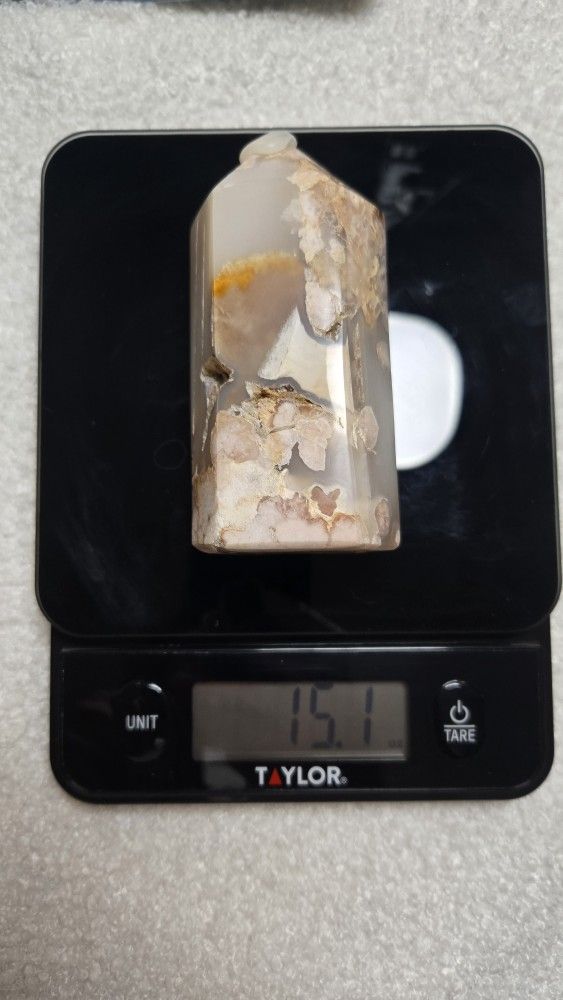 Flower Agate, Tower, Crystal