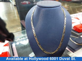 Figaro Chain - Yellow Gold 10k (.417) 13.1 grams 20 inch