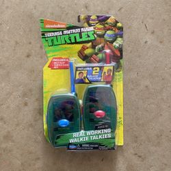 Brand new unopened Teenage Mutant Ninja Turtles walkie-talkies