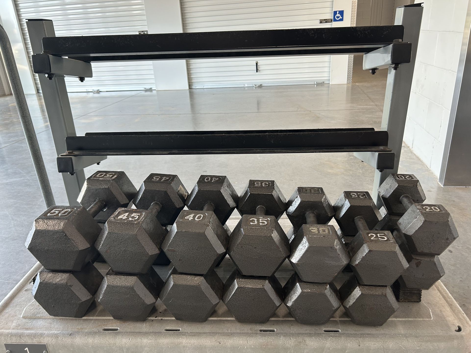 20-50 Hex Dumbbells SET