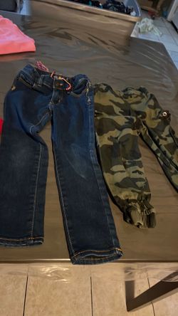 Jeans and pants size 4 girls $3.00 both