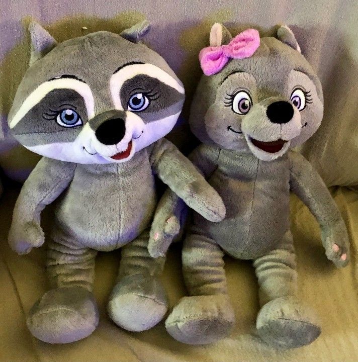16" GREAT WOLF LODGE RACHEL RACOON & VIOLET THE WOLF-MAGICQUEST LIGHTS ★ $15 Each ★ Like new