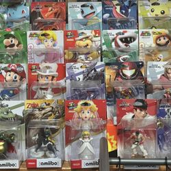 Amiibo’s. Mario, Luigi, Squirtle And More. 