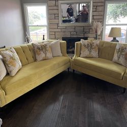 Yellow Couches 