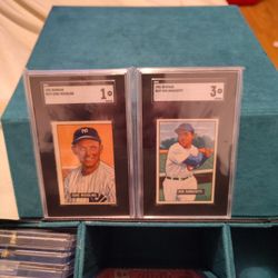 1951 Bowman Cards Graded Sports Cards