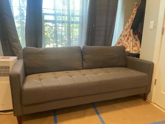 Grey two seater couch