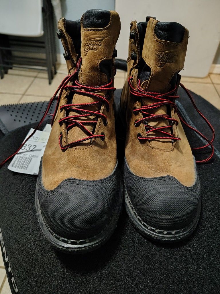 Red Wings Boots, Size 10