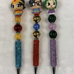 Disney Character Beaded Pens – Cute Handmade Style – $10 Each or Bundle Deal