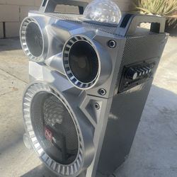 Portable Karaoke Speaker with Disco Ball & Microphone – Works Great!