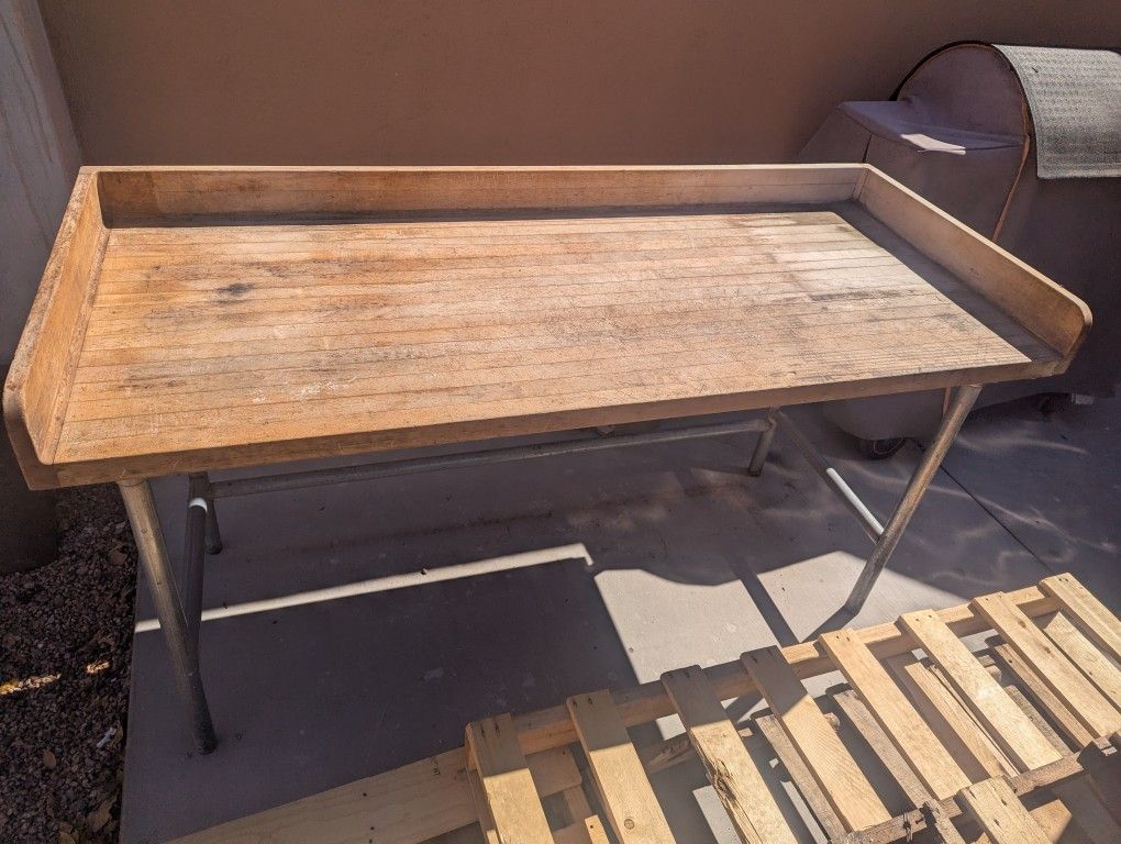 Wood  Table  $400