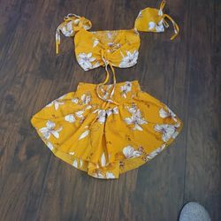 Flowers Printed  Size L