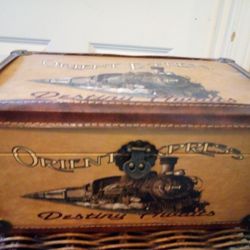 Vintage Dresser Top Storage Box