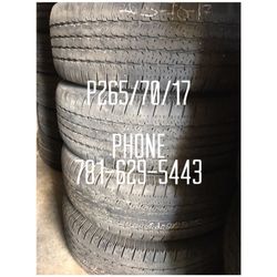 Used Tire For Sale p265/70/17 $160 All Four installed