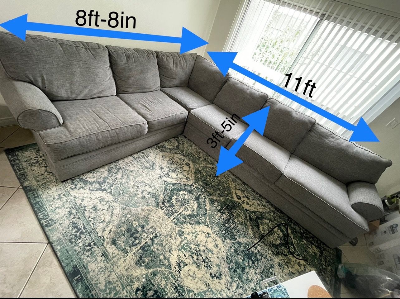 L shape Couch