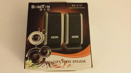 Bosston BS-318 Active Speaker System for computer ipod etc...