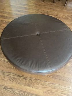 leather cocktail table