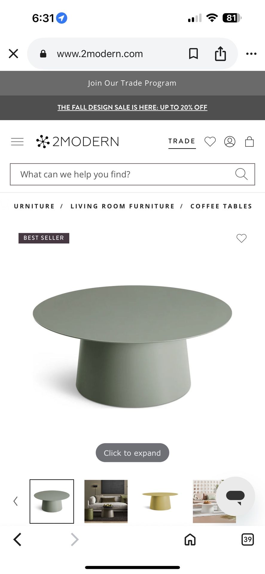 Circula Coffee Table