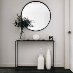 Cb2 mill 2024 mini console table
