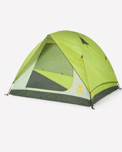 Mountainsmith Upland 6-Person 3-Season Camping Tent Gray Green w/ Rainfly & Bag