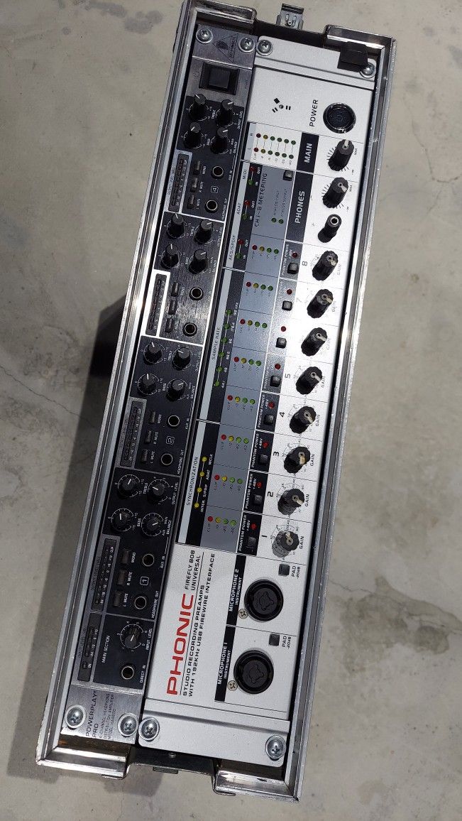 Phonic Firefly 808 UniversalStudio Recording Preamp with 192 kHz USB 2.0 + FireWire Interface