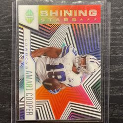 2021 Panini Illusions Football Shining Stars Amari Cooper Football Card #6