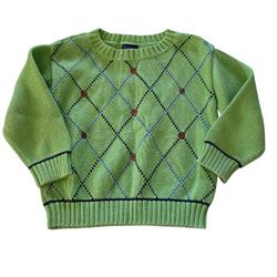 T.F. Lawrence Sports Sweater Boy's Size 4 Green