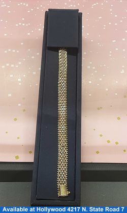 Bracelet - Tricolor Gold 14k (.585) 14.1 grams 8 inch