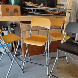 IKEA Bar Stools Foldable Excellent Total 7 Chairs