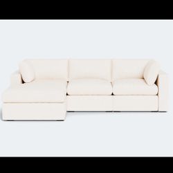 Cozey Couch Ciello Opal White NEW (read Description)