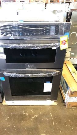 Brand New LG Electronics 30 in. Electric Convection and EasyClean Wall Oven with Built-In Microwave in Black Stainless Steel RZ P