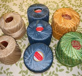 STAR SILLATEEN SANSIL CROCHET EMBROIDERY THREAD BALLS