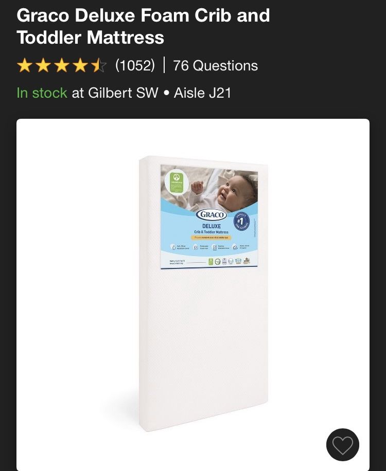 Graco Crib Mattress 