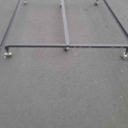 HEAVY DUTY QUEEN SIZE METAL RAILS / FRAME