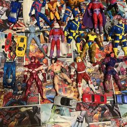 X-man  and Hot wheels 