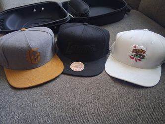 3 Hat Bundle + Black Clover Hard Shell Hat Case