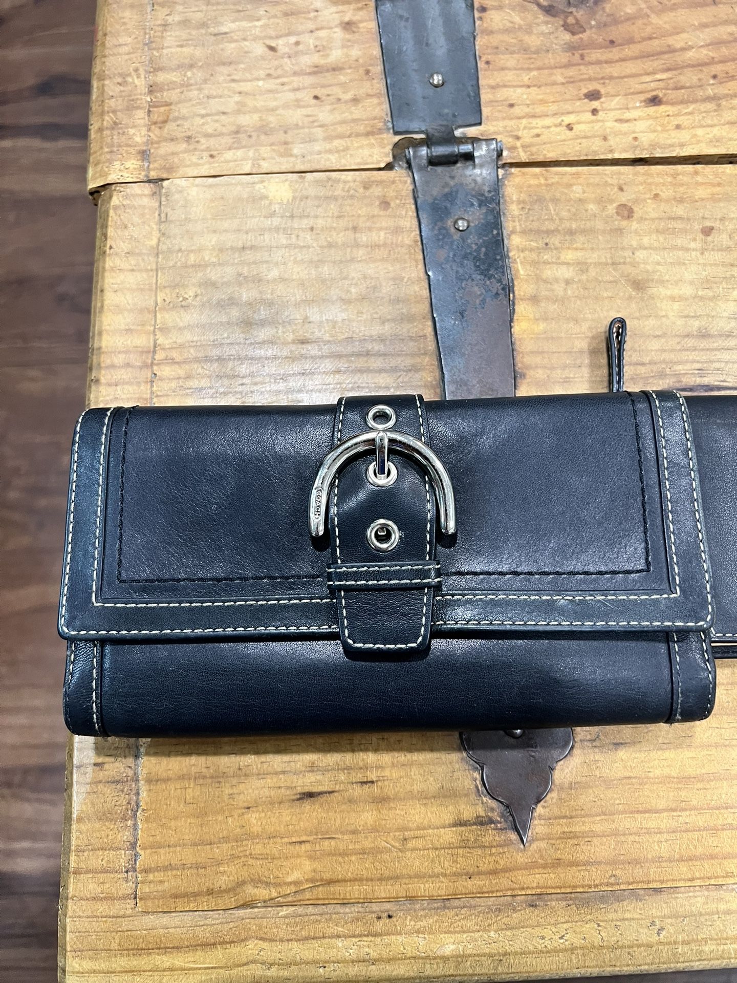 Croach Leather Black Wallet