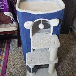 Dextrus 3-Tier Indoor Cat House,Modern Cat Cube Condo