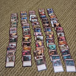 Magic The Gathering Red Card Lot 