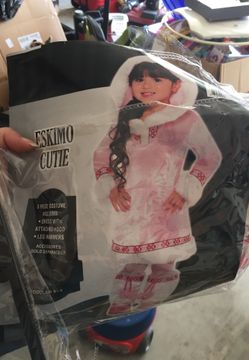 Size 3-4 Eskimo Cutie girls costume