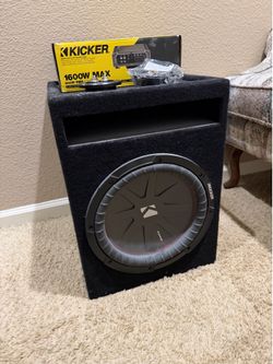 12” kicker Sub with 1600W MAX amp(ported box)