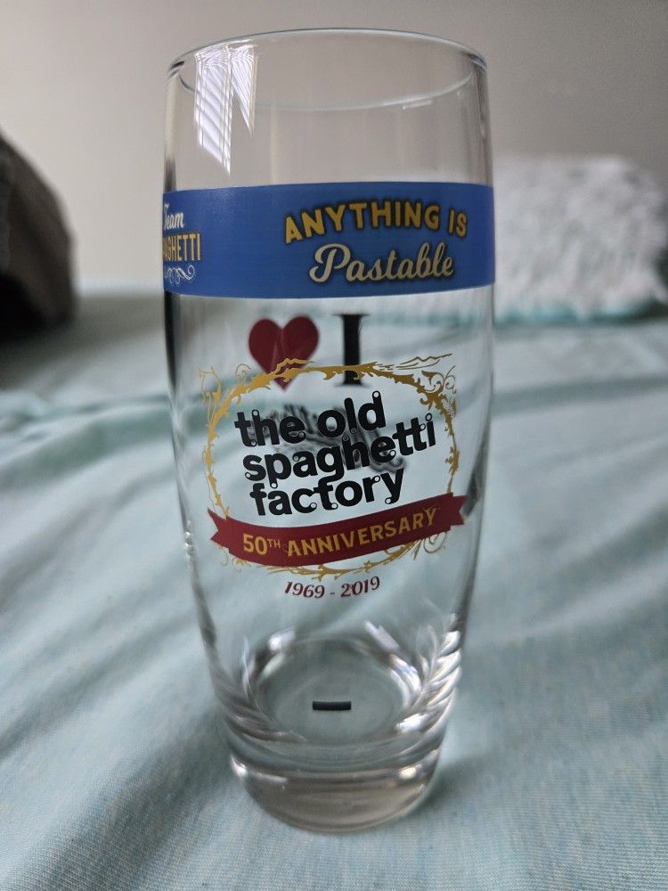 The Old Spaghetti Factory 50 Year Anniversary Edition 16oz Glass