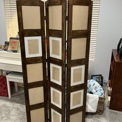 3-panel Photo Display / Room Divider 