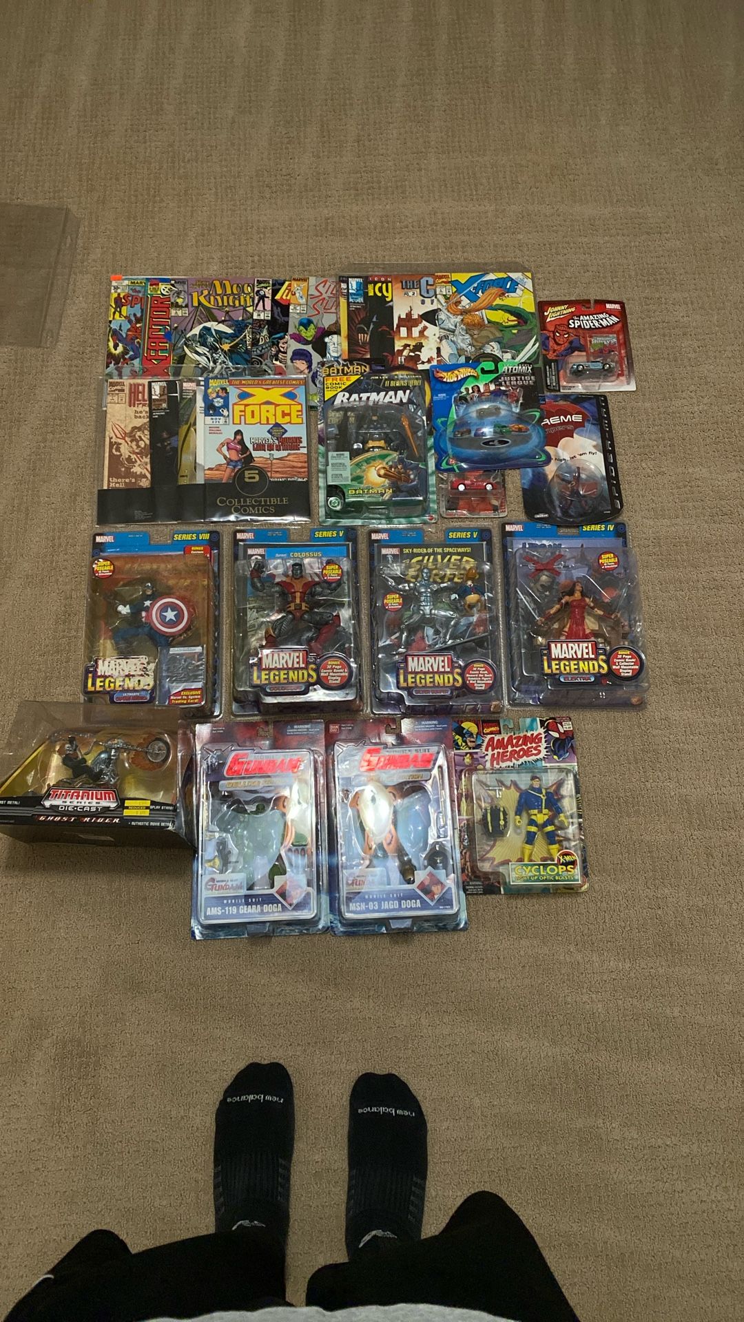 Sealed Toys - Marvel, DC, and Gundam