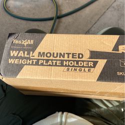 Wall Mounted Weight Plate Holder 